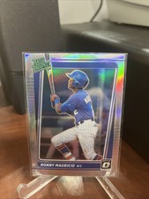 2021 Panini Donruss Optic #RP19 Ronny Mauricio Rated Prospect Silver Prizm