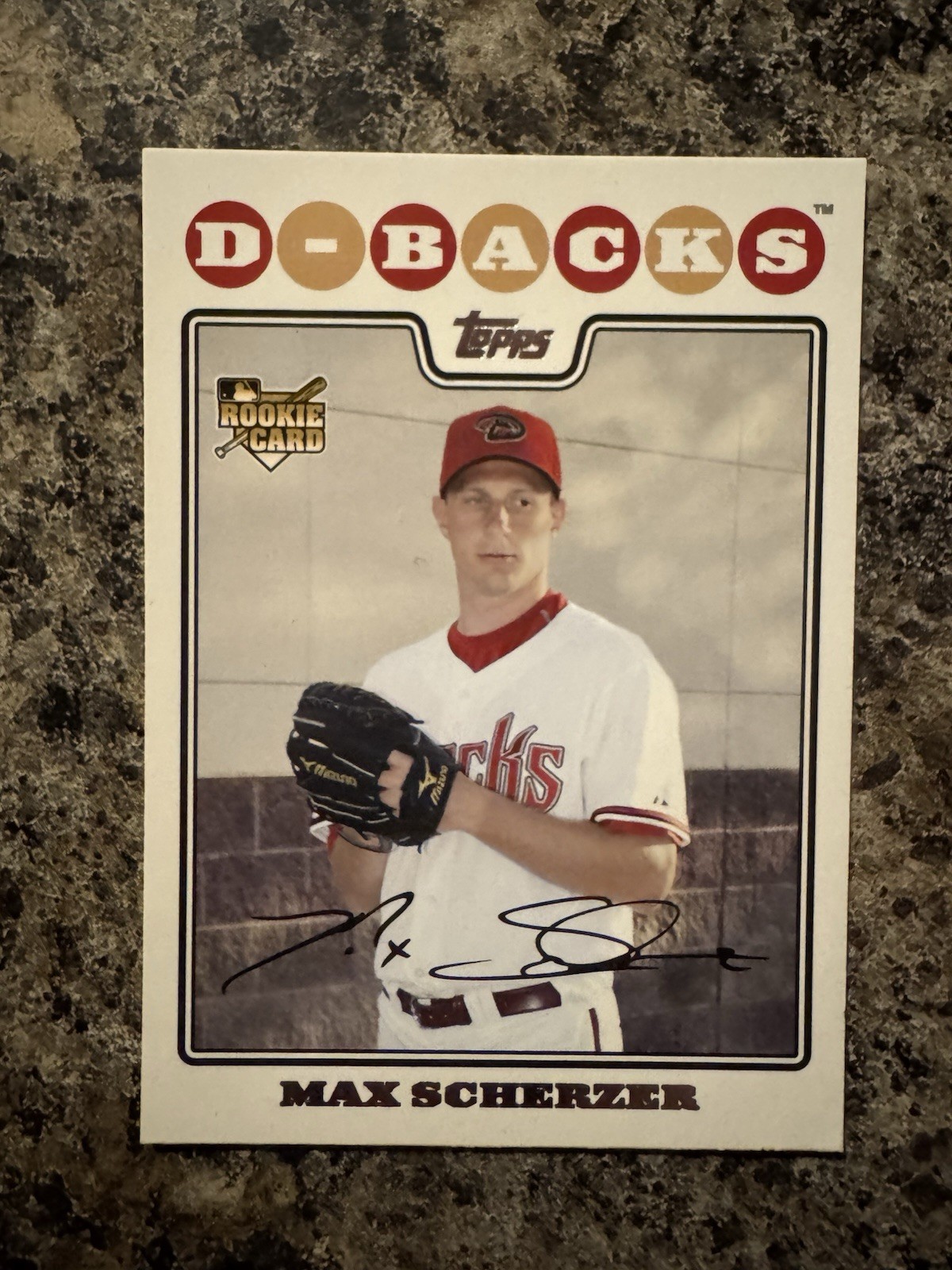 2008 Topps Update & Highlights  Max Scherzer UH280 Rookie Card