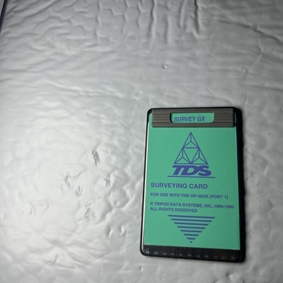Hewlett Packard HP 48GX 48sx Graphing Calculator TDS Surveying Card Only
