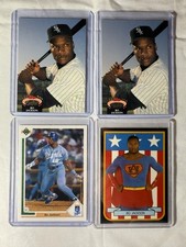 Bo Jackson Topps Stadium Club Upper Deck Super Hero Royals White Sox MLB