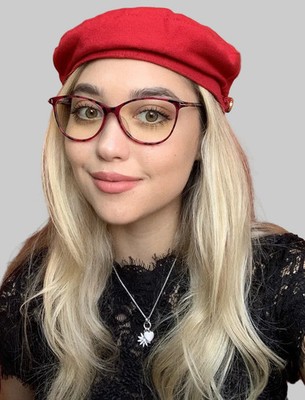 Tom Ford FT5616 54mm 54-14-140 Cat Eye Magenta Red Women's Eyeglasses Frame