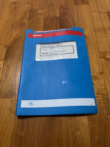 VW Reparatur Leitfaden CADDY PICKUP 1997 4 ZYL. EINSPRITZMOTOR MECHANIK 07/1996