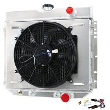 3 Row Radiator Shroud Fan Kit 20in Wide Core for 63-69 Fairlane