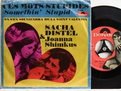 Sacha Distel & Joanna Shimkus -Ces Mots Stupides  D-1967  Polydor 59 076  wocl.