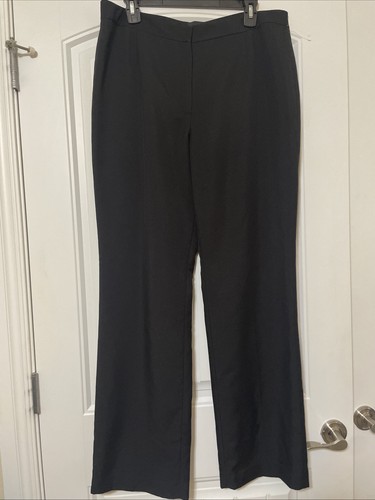 NWOT Size 12 Evan Picone Black Label Pants Slacks Black (E41)