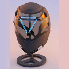 Overwatch Ana Amari Full Face Mask Halloween Cosplay Headwear Helmet Prop Gifts