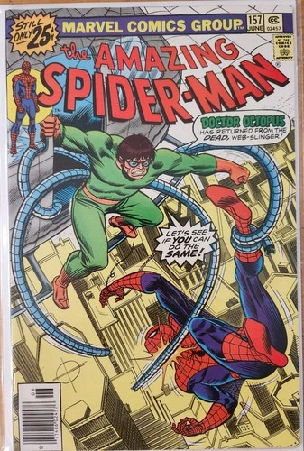 The Amazing Spider-Man #157 25 Cent Variant ( June 1976) VF! CLEANED & PRESSED!
