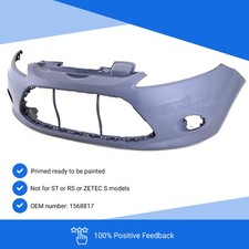 Fits Ford Fiesta 2008-2012 Front Bumper With Fog Holes Primed New