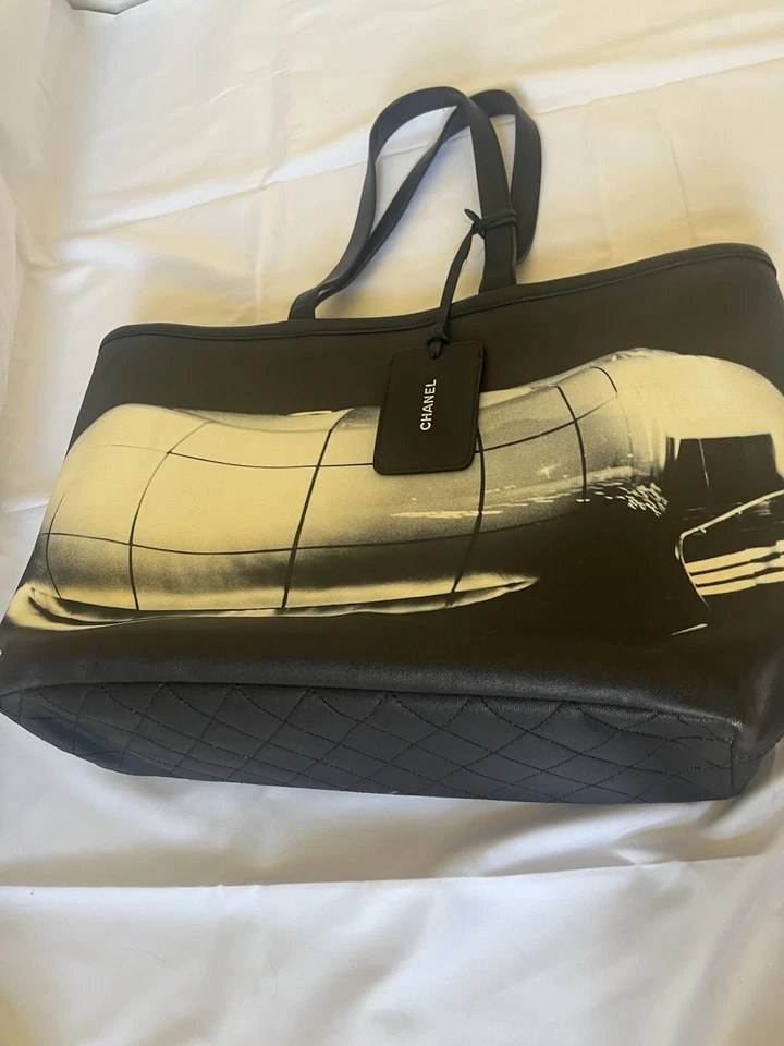 Chanel Zaha Hadid Mobile Art Tote Bag Karl Lagerfeld canvas leather - Image 3 of 4