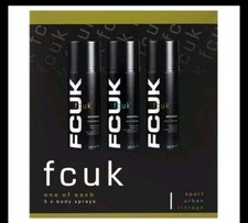 FCUK - Body Spray x3 - New in Packaging