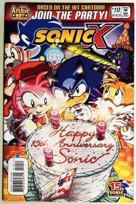 SONIC X HEDGEHOG Comic Book #10 August 2006 First Edition Bagged & Boarded NEW