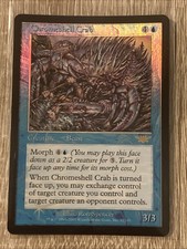 Chromeshell Crab Foil Magic Legions 2003 NM MAGIC GATHERING CARD