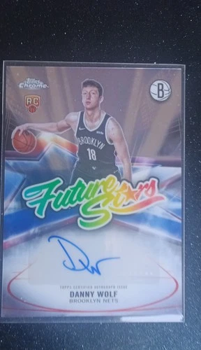 2025-26 Topps Chrome - Future Stars Autographs Danny Wolf #FS-DW (AU, RC)