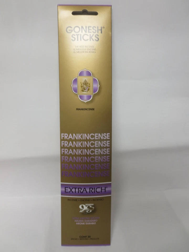 Gonesh Incense Sticks Extra Rich Collection Frankincense 12 Pack (20 - Image 2 of 3