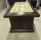 Custom Made Dinning Table & Coffee Table Set (Mahogany/Maple) — photo 9