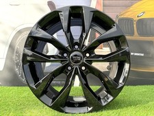 4x R20 Inch 5x127 Racingline Jeep Style Black Gloss Wheels : Fits Pour