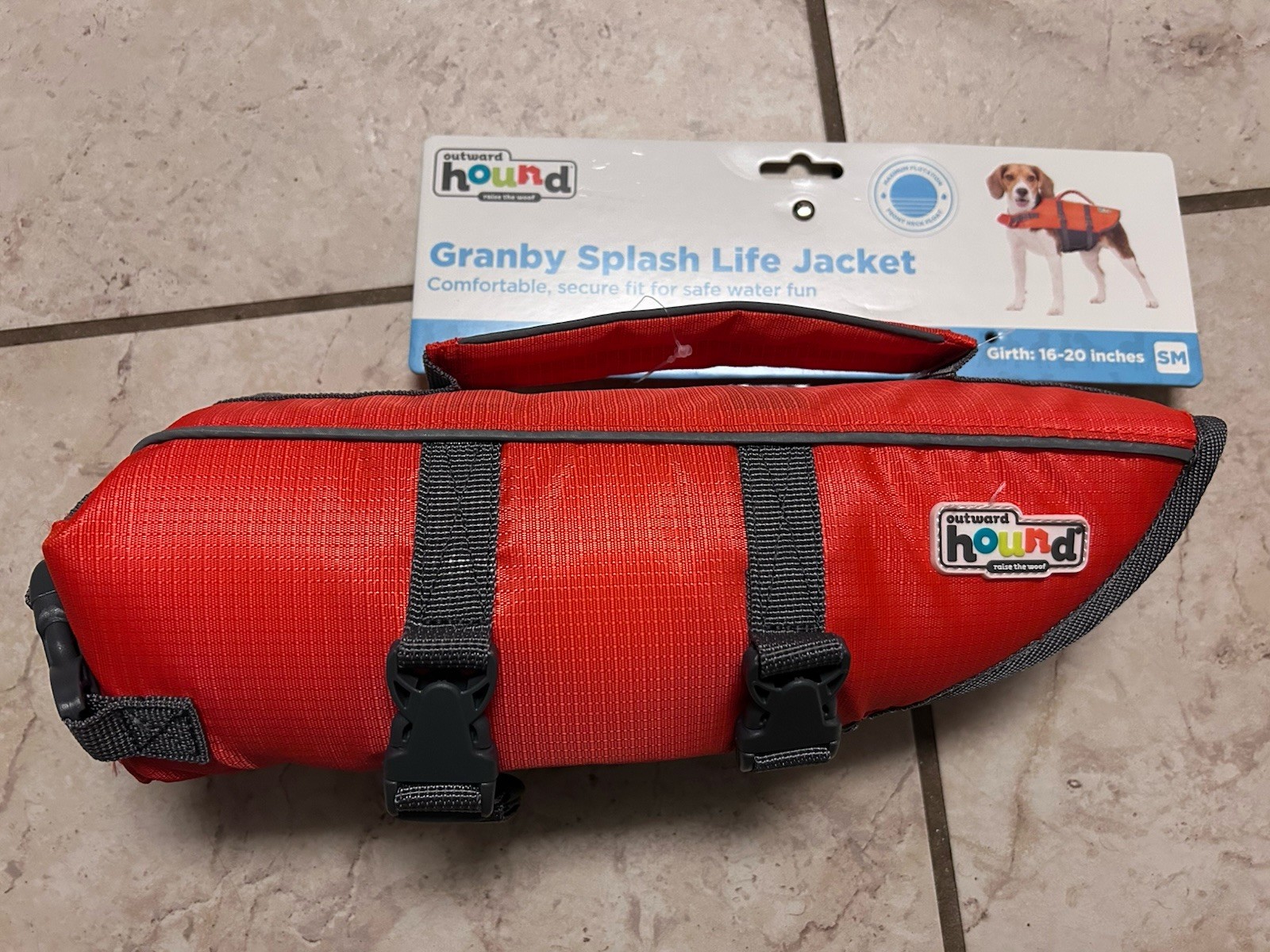 Outward Hound Dog Life Jacket Size Small SM  15-30 lbs  16-20” New!