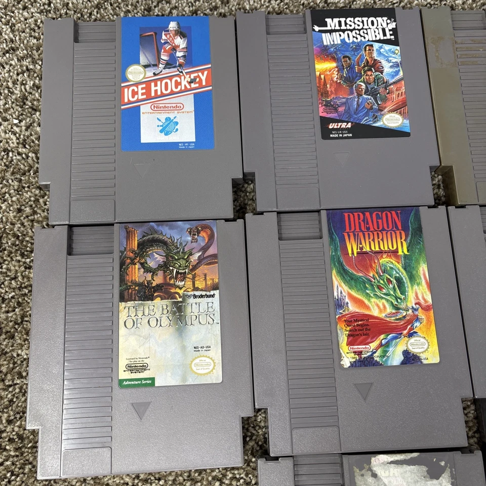Lote de 10 juegos probados para Nintendo NES Foto 3 de 4