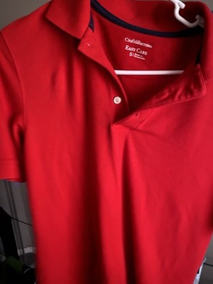 Croft & Barrow Polo Shirt Men's Size S  Easy Care Red Very Nice
