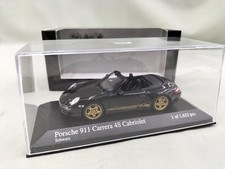 MINICHAMPS 4S CabRiolut 2006 Black Porsche 911 Carrera