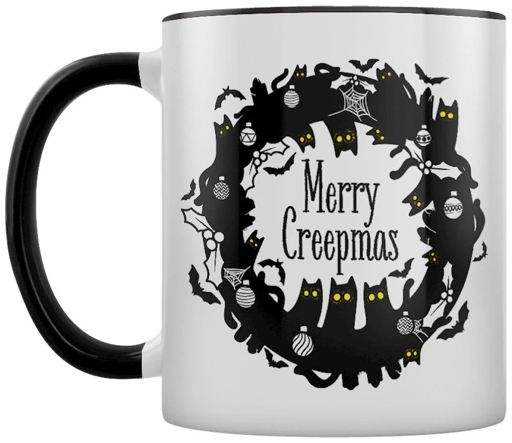 Merry Creepmas Black Inner 2-Tone Mug