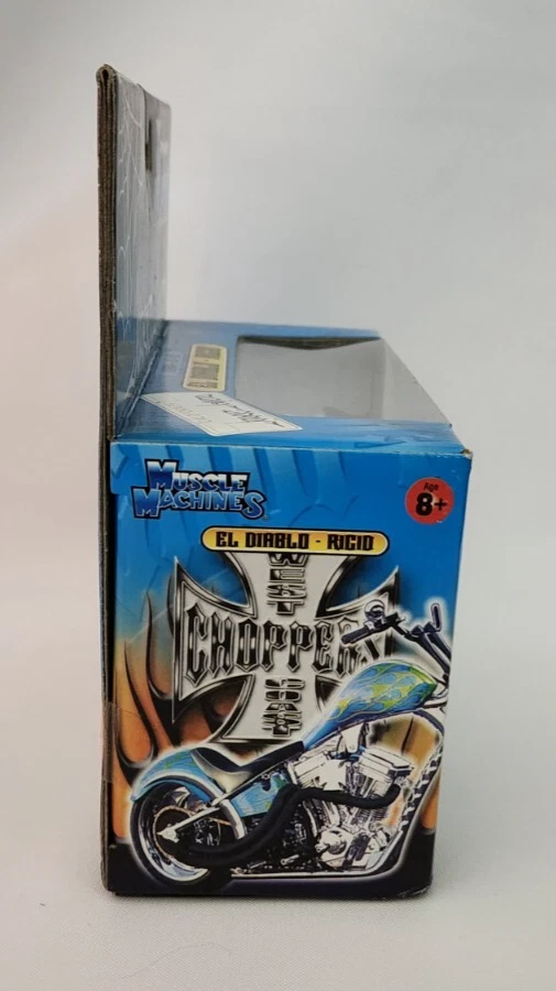 Jesse James Muscle machines 1:18 West Coast Choppers El Diablo - Rigid - Image 3 of 4