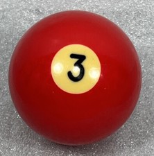 Vintage Bakelite Solid 3 Ball Billiard Pool Replacement Tested 2 1/4" Standard