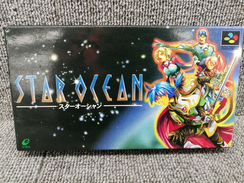 SNES Star Ocean ENIX Super Nintendo Software NTSC-J