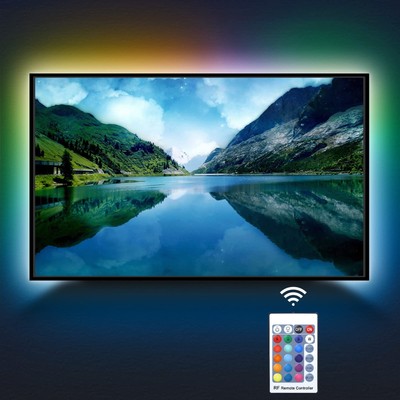 LED TV Backlight kit with Remote, 6.56ft for 32-60 inch TV PC Monitor Backlig...