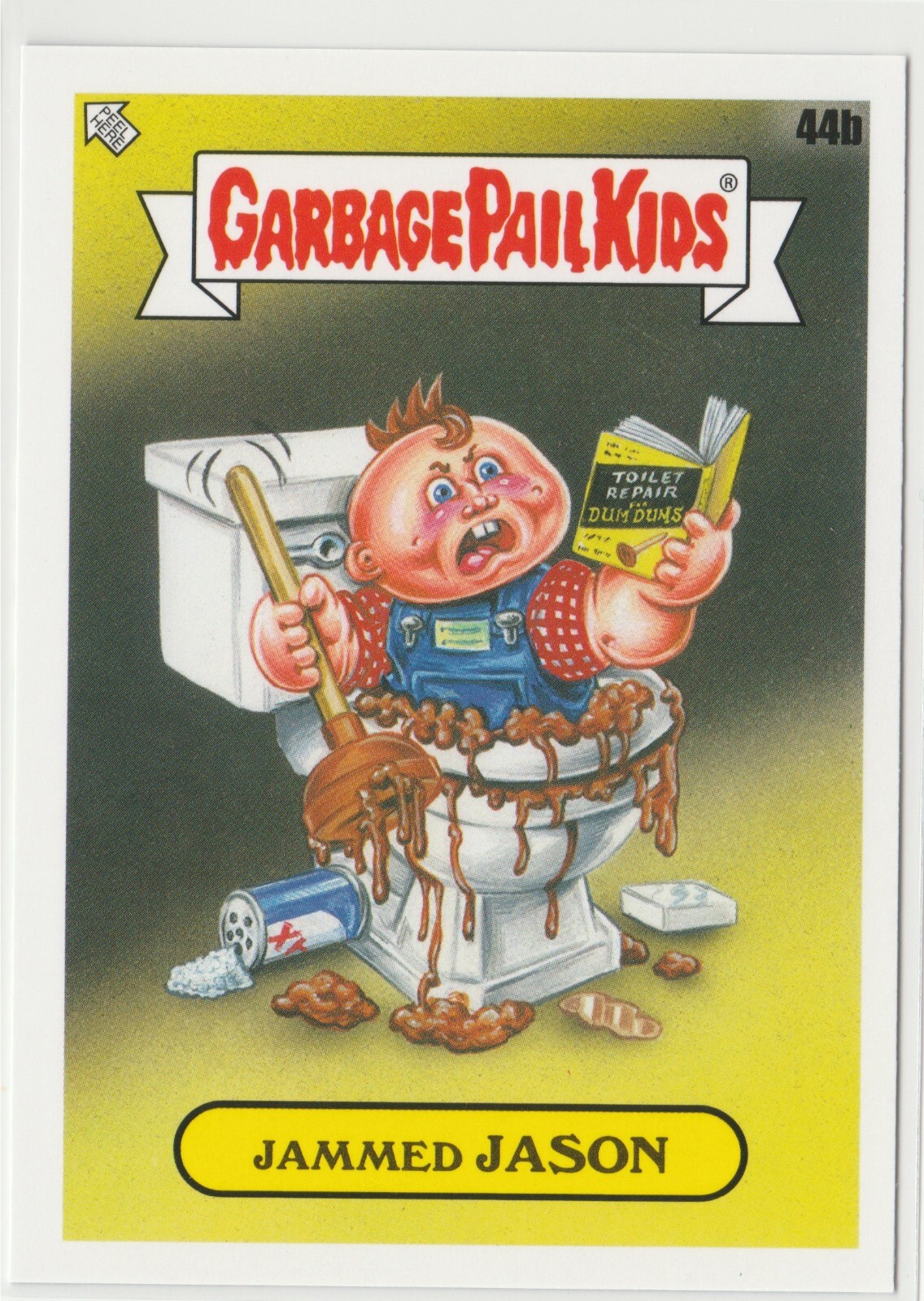 Jammed Jason #44b Garbage Pail Kids GPK 2022 Book Worms Trading Card  
