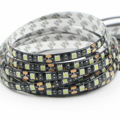 LED Strip Light 5050 Black PCB DC 12V Flexible 60LED/m 1m 5m RGB Background lamp - Picture 14 of 43
