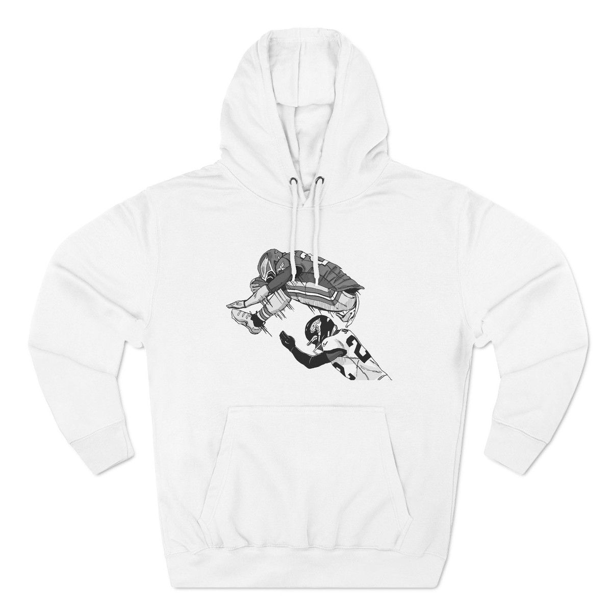 Anime action rendering of Saquon Barkley 