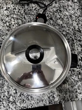 Vintage Vollrath 11” Electric Skillet Frying Pan Stainless Steel Model #28