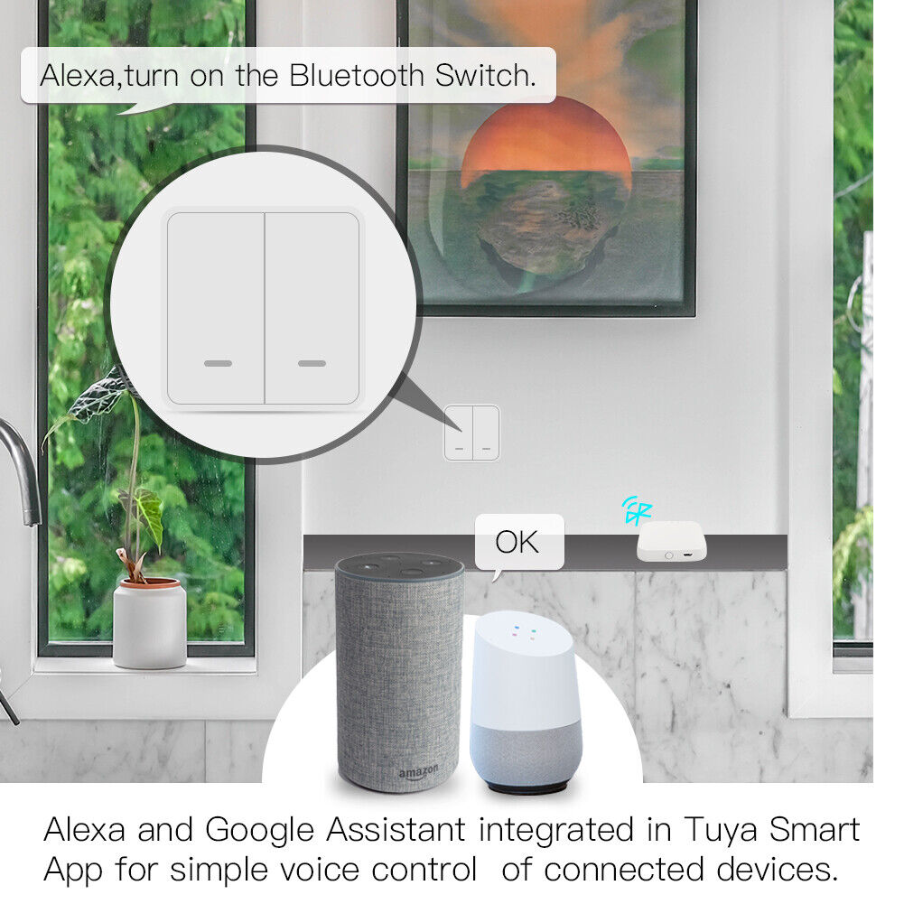 MOES Tuya Bluetooth MESH SIG Gateway Smart Home Hub Alexa Google Smart Life APP