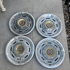 Set Of 4 Vintage 1971-1973 Mercury Cougar Xr7 14 Hubcaps Wheel Covers Used