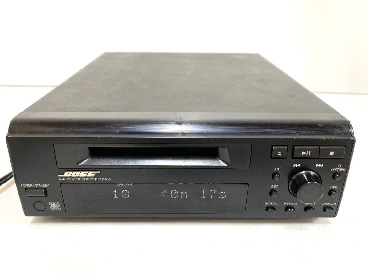 BOSE MDA-8 MD Deck MiniDisc Recorder Audio Equipment Very