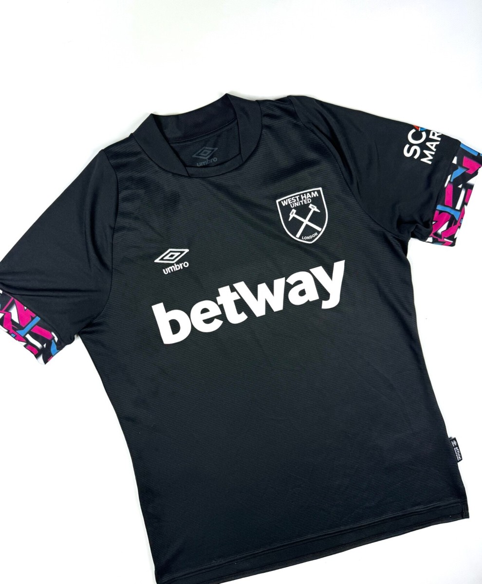 WEST HAM UNITED UMBRO 2022 2023 AWAY FOOTBALL SOCCER JERSEY SIZE S