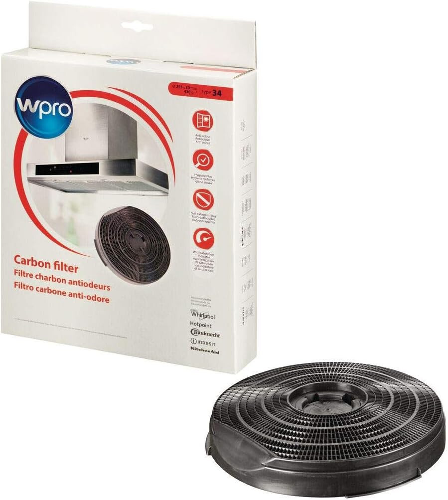 Wpro Extractor Fan Hood Carbon Filter CHF34 Whirlpool Ignis Indesit Hotpoint