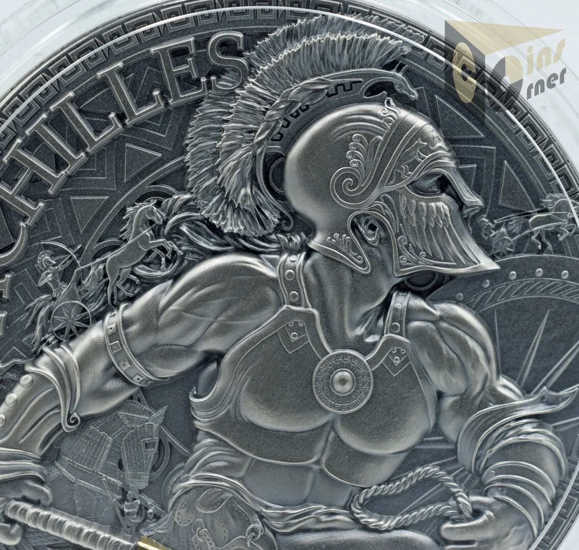 Cameroon 2023 Achilles - Great Greek Mythology Series 2 Oz Silver