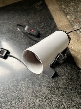 Faretto a Pinza in acciaio BIANCO Funzionante ANNI 80 “RIBASSATO”  SCONTO 20%