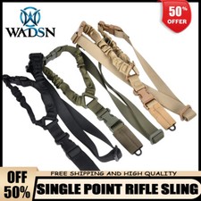 Tactical One Single Point Sling Strap Bungee Rifle Gun Sling with QD Buckle