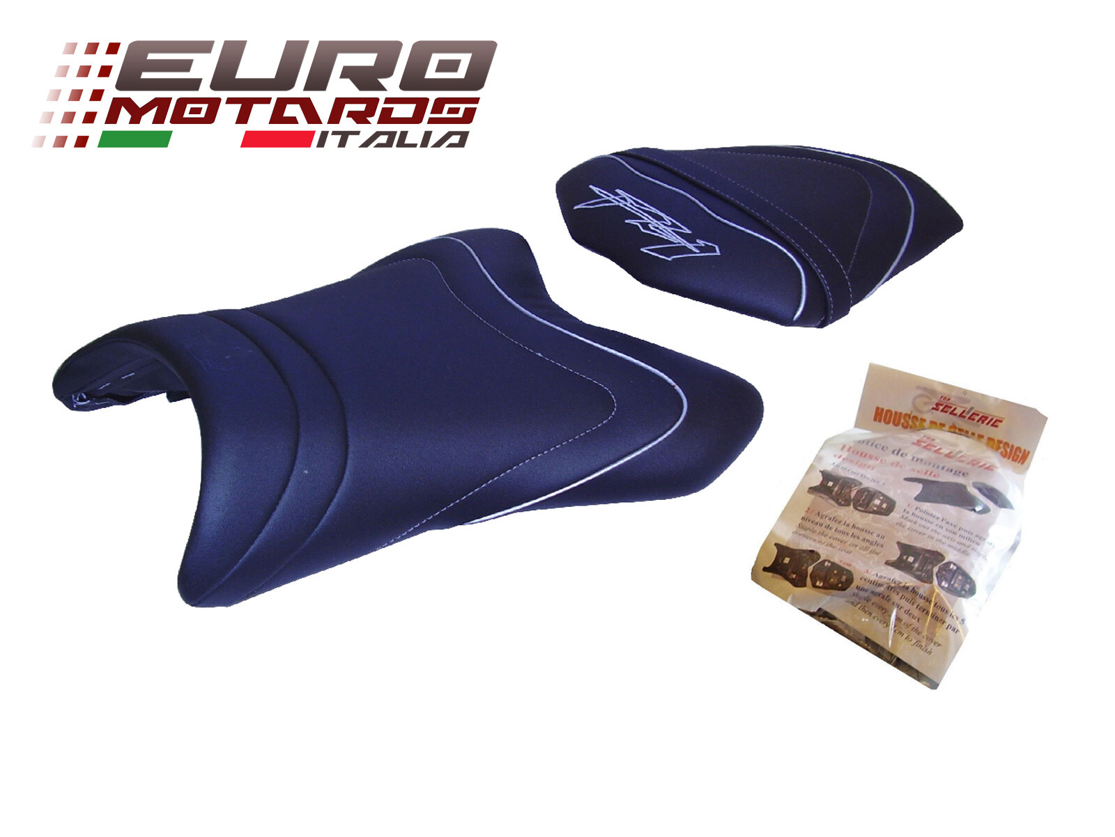 Housse de selle Yamaha FZ1-S réparer une assise abîmée avec Top Sellerie France HSD1134