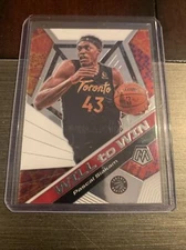 2019-20 Panini Mosaic Basketball #8 Pascal Siakam Raptors Will to Win SP Card