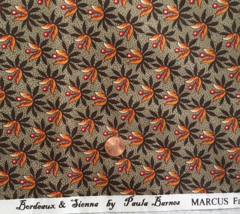 "Bordeaux & Sienna" por Paula Barnes para Marcus Telas Acolchado Coser Vendido por POR Foto 2 de 3