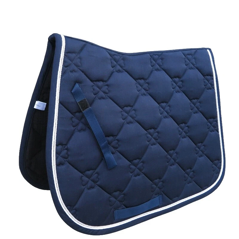 Cotton Black English Horse Saddle Pads