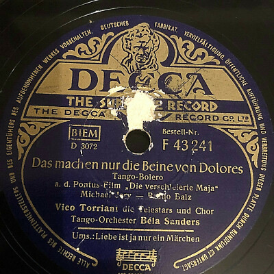 Vico Torriani ~ Only the legs of Dolores do that // Love is now ~ 78 RPM