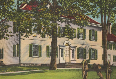 Historic Headquarters of the Washington Family Linen Vintage Post Card