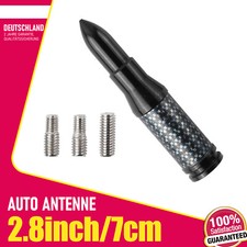 Auto Antenne 7cm Stabantenne Radio AM/FM Dachantenne inkl. + 3 Adaptern NEU