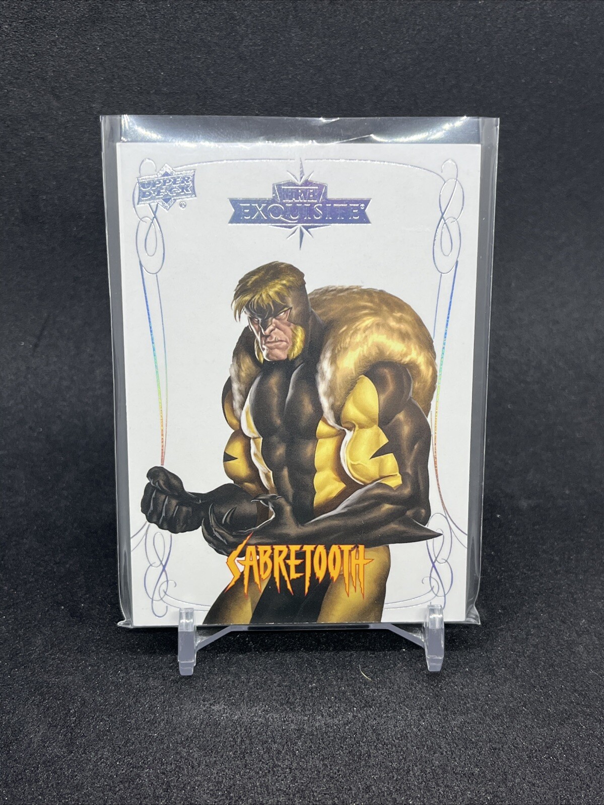 2016 Marvel Gems Exquisite #/199  Sabretooth Card 15