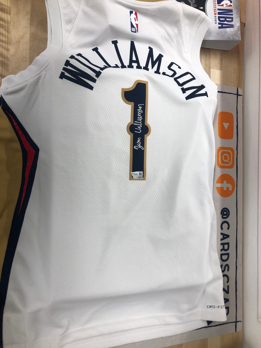 Nba Zion Williamson Jersey White Zion Williamson Signed New